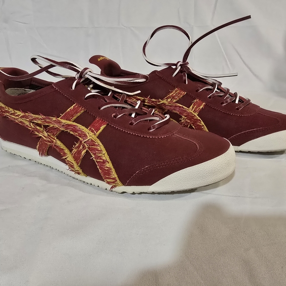 Onitsuka Tiger Mexico 66 by Asics Women's Red Sneakers - Picture 2 of 12